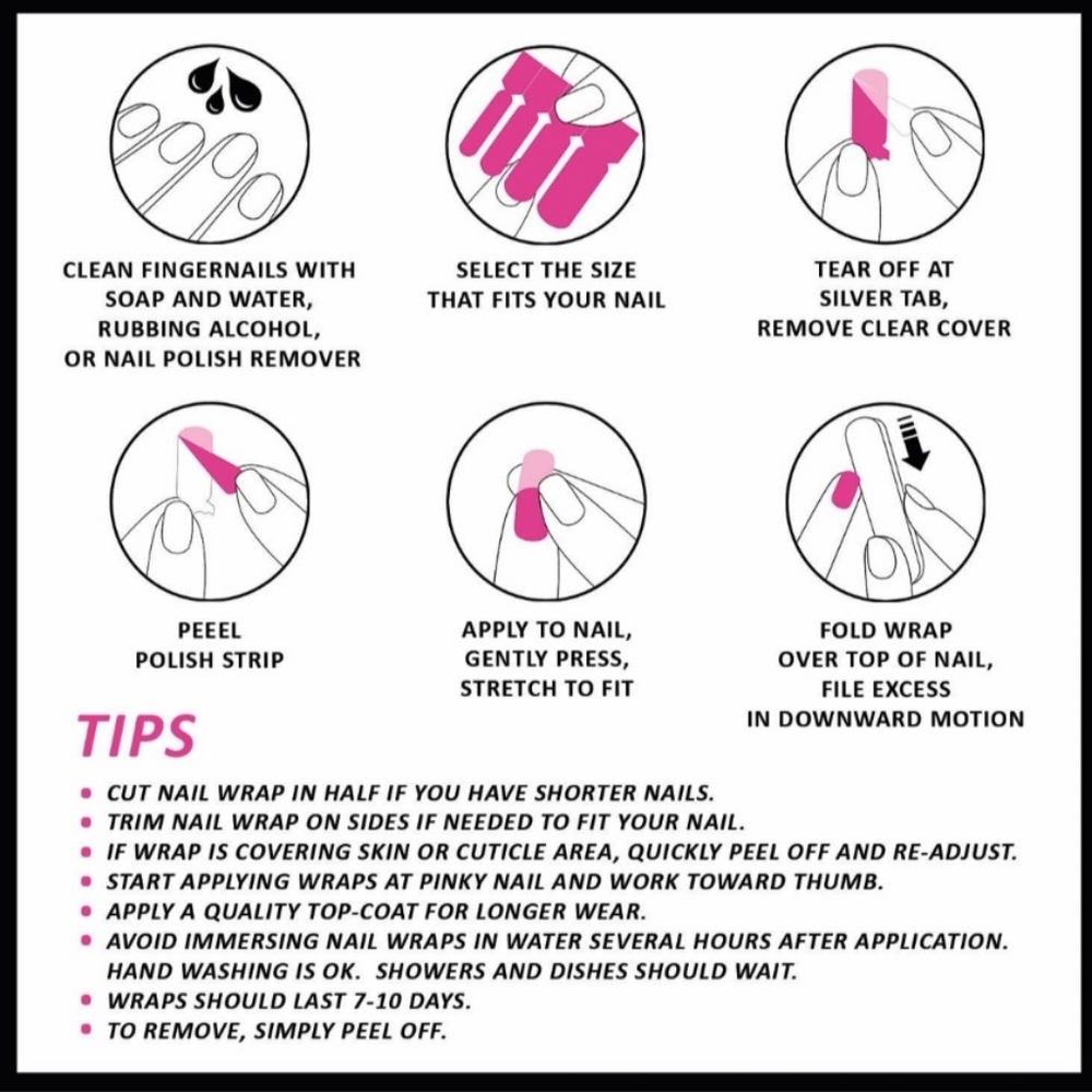 5 for $15 Nail Wraps- Spring Arch - Picture 6 of 6